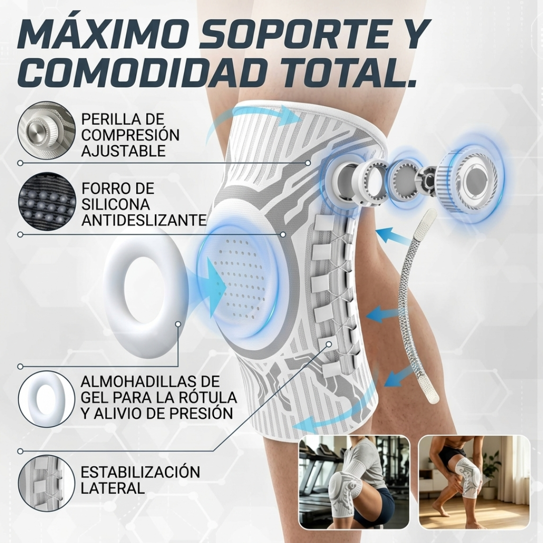 Rodillera Compresiva Ajustable Brevya™