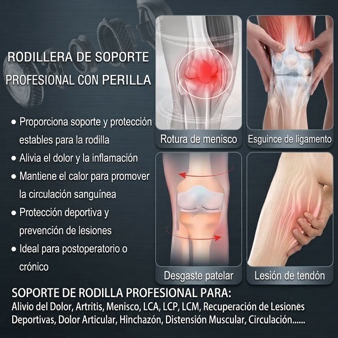 Rodillera Compresiva Ajustable Brevya™