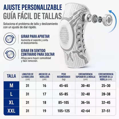 Rodillera Compresiva Ajustable Brevya™
